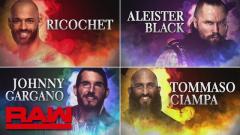 NXT se estrena en crudo: Ricochet, Aleister Black, Johnny Gargano, Tommaso Ciampa All Win