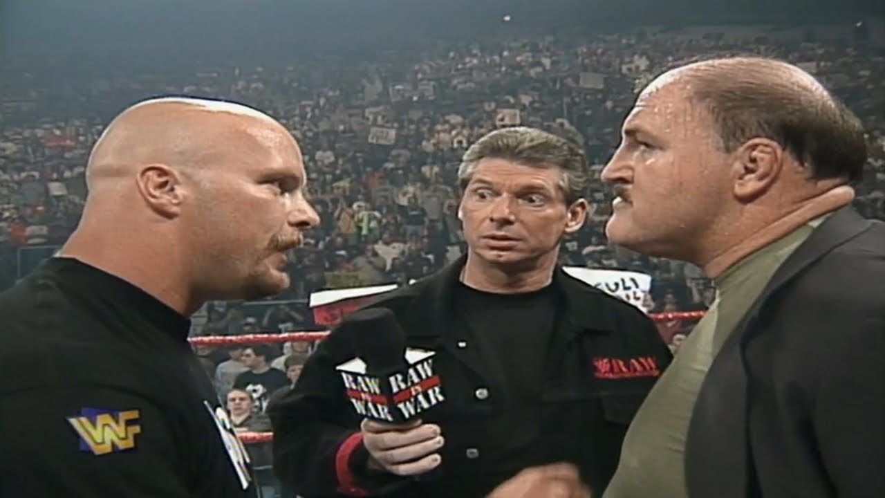 Sgt Slaughter: Stone Cold Steve Austin, I Want The Chance To Go Against You, Stunner Against Cobra Clutch