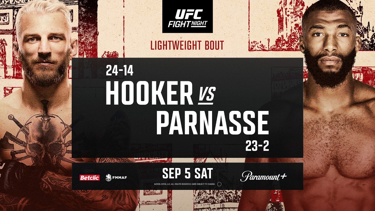 UFC Fight Night: Hooker vs. Parnasse Odds Courtesy Of MyBookie