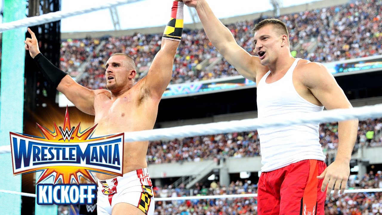 Rob Gronkowski Reflects On Lisa Preventing His WrestleMania 33 Run In ...