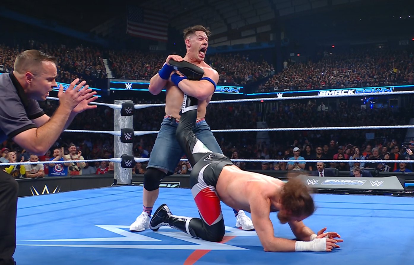 john cena final wwe smackdown match