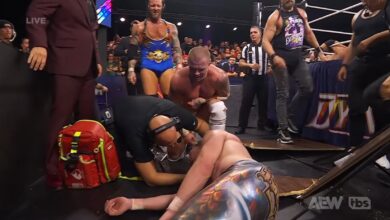 Kenny Omega Stretchered Out Of 2300 Arena On AEW Dynamite