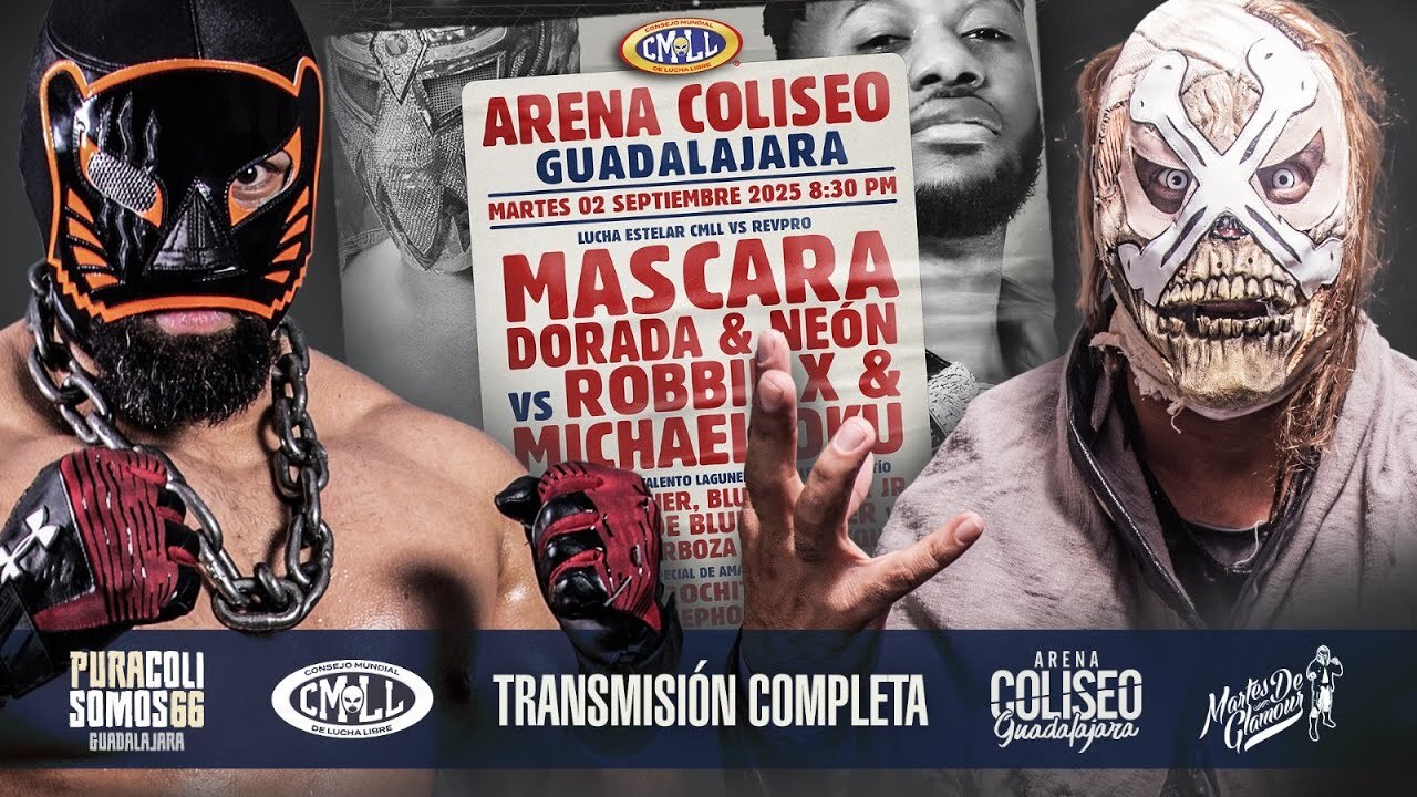 CMLL Martes de Glamour Stream & Results (9/2/2025): Sky Team, Michael Oku, More