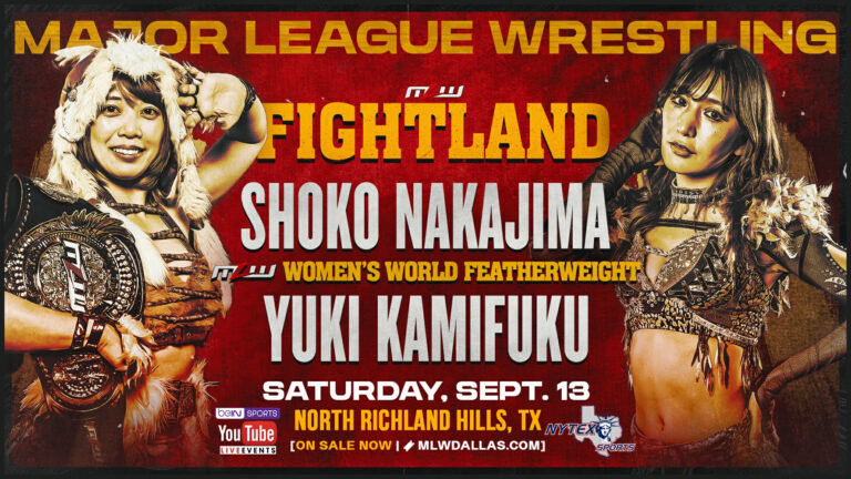 Shoko Nakajikma Defending MLW Women’s World Featherweight Title Against Yuki Kamifuku At Fightland